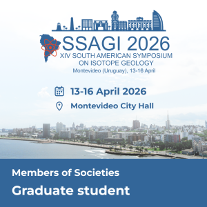 XIV South American Symposium on Isotope Geology - Members of Societies - Graduate student
