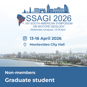 XIV South American Symposium on Isotope Geology - Non-members - Graduate student