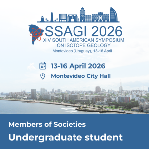 XIV South American Symposium on Isotope Geology - Members of Societies - Undergraduate student