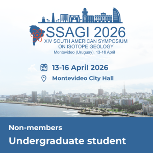 XIV South American Symposium on Isotope Geology - Non-members - Undergraduate student