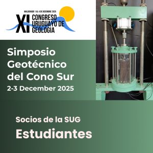 Simposio Geotécnico del Cono Sur - Socios SUG - Estudiante