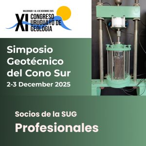 Simposio Geotécnico del Cono Sur - Socios SUG - Profesionales